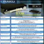 Uraku S-120 Network Multimedia Media Player Specifications