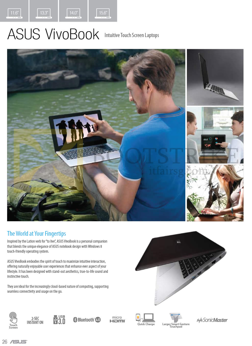 COMEX 2013 price list image brochure of ASUS Notebooks VivoBook