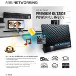 Networking RT-AC56U Router Features, 802.11ac Dual Band Wireless-AC1200 Gigabit