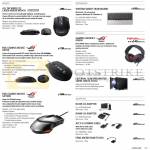 Notebooks Accessories Mouse WX470, ROG GX950, GX1000, Orion Headset, External Optical Drive, Adapters