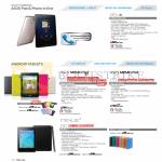 Tablets Fonepad ME371, Memo Pad ME173X, ME172V, NEXUS 7, Accessories