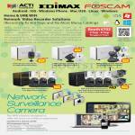 ACTi Edimax Foscam Network Video Recorder, Network Surveillance Cameras