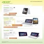 Tablets Iconia W3-810, A1, W701