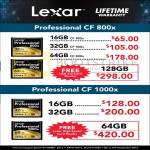 Lexar Professional CompactFlash CF Flash Memory