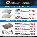 Plextor M5Pro SSD, M5S, MSata