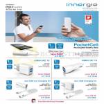 Innergie External Chargers PocketCell, MMini AC15, DC10, Duo USB Car Charging Kit, Magic Cable Duo