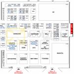 Floor Plan Map Hall 5, Singapore Expo COMEX 2013