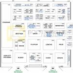 Floor Plan Map Hall 6, Singapore Expo COMEX 2013