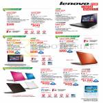 Notebooks G500s, G400s, S410p, S510p, S210 Touch, S410, U330p, Z400, Z500