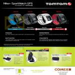 Newstead TomTom Nike Plus SportWatch GPS, Accessories Charger, Mount, Carry Case