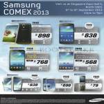 Smartphones Galaxy S4, S4 Actve, Mega, Note II LTE, S III LTE, C3520