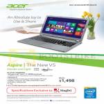 Acer Aspire V5 Notebook V5-573G-74508G50a Specifications