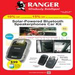 Systems Tech Solar Powered Bluetooth Speakerphones Car Kit