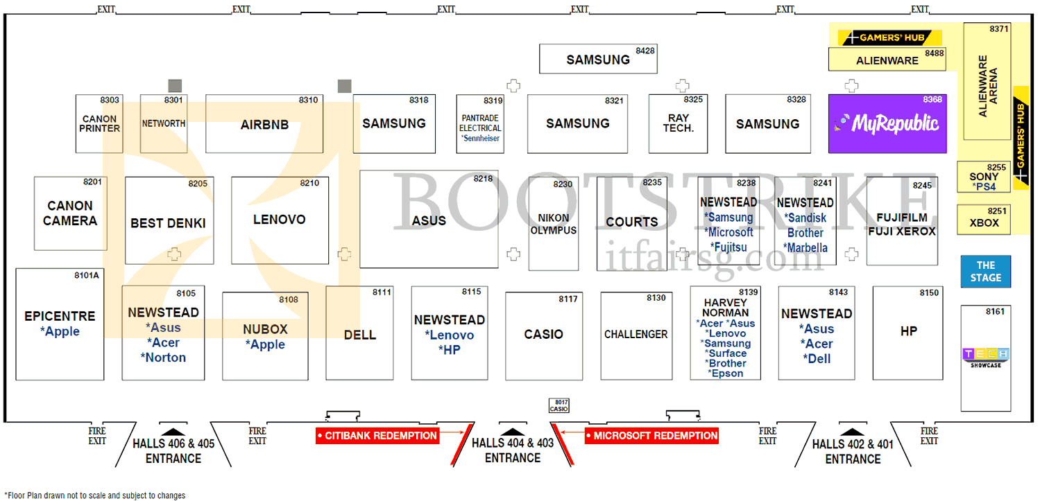 COMEX 2014 price list image brochure of Floor Plan Level 4, COMEX 2014