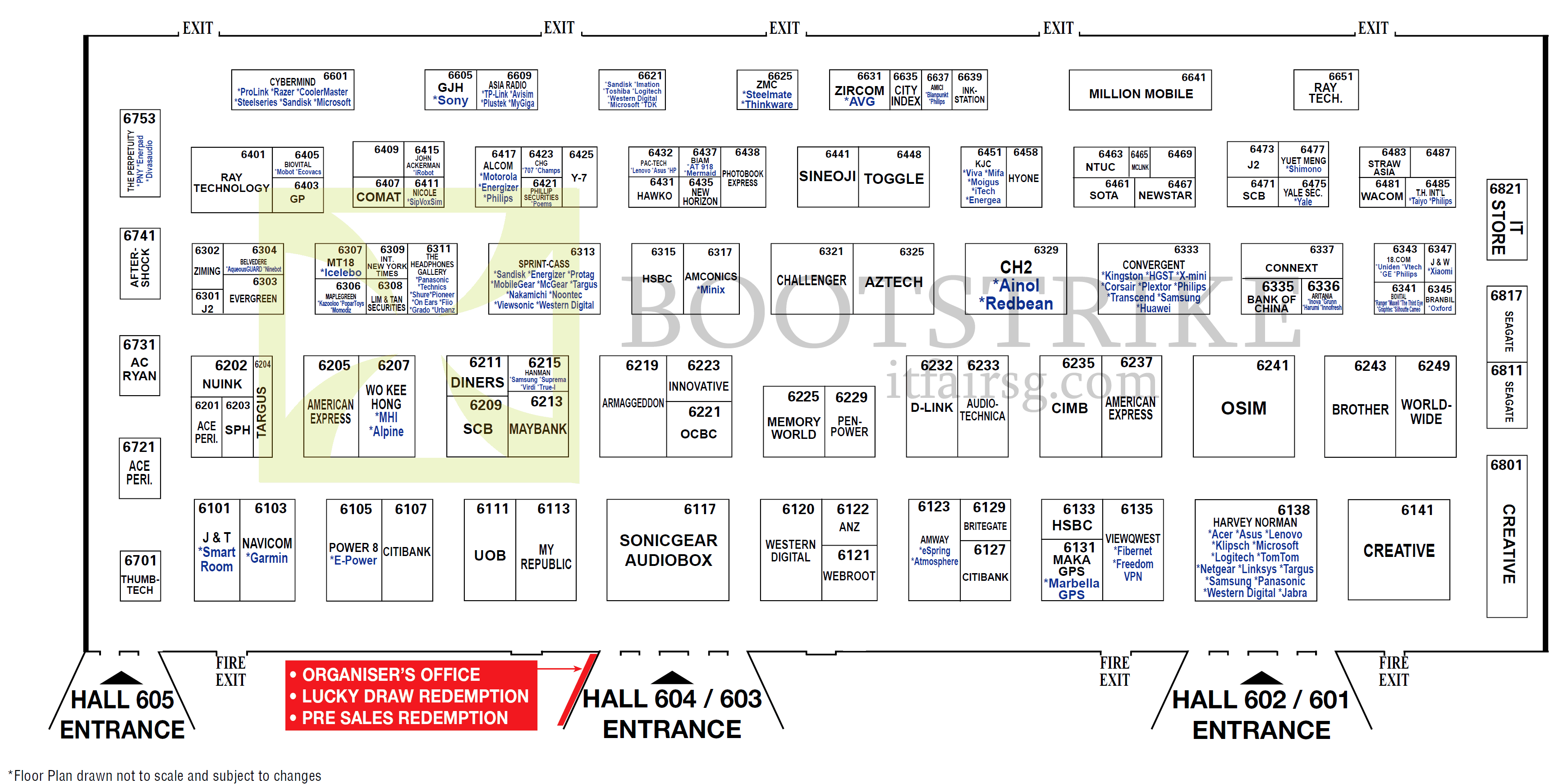 COMEX 2014 price list image brochure of Floor Plan Level 6, COMEX 2014