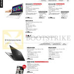 Notebooks Vivobook Touch, Performance X Series S451LB-CA011H, CA038H, S551LB-CJ100H, CJ101H, S301LP-C1017H, X452LDV-VX259H, X552LDV-SX937H, X550DP-XX106H