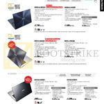 Notebooks Zenbook Ultra Slim Series UX301LA-DE022H, UX302LG-C4002H, C4006H, UX32LA-R3014H, UX32LN-R4016H, K451LN-WX005H, WX154H, K Series K551LN-XX201H, XX021H