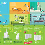 TP-Link Networking Power Banks, Wireless AC Router, AV500 Nano Powerline Adapter, AV500, Wi-Fi Clone Powerline Extender