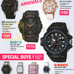 Wrist Watches Sheen. Edifice, Baby-G, G-Shock