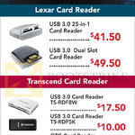 Lexar, Transcend Card Readers