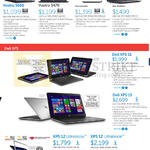 Notebooks Vostra 5560, Vostra 5470, XPS 11, XPS 15, XPS 12 Ultrabook