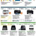 Printers, Scanners, L Series Ink Tank System Printers, Multi Function Printers, L1300, L1800, L120, Home XP-202, XP-402, WF-2548, Perfection V33, V370 Photo, V600, V700