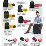 Targus Mouse, Backpacks Citylite II SL, Ultimate, Compact Rolling, City Fusion, Incognito, Compact BlueTrace, Wireless BlueTrace