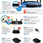 Networking Wireless Routers, USB Adapter, N-Range Extender, WRT1900AC, E1700, EA6900, AE6000, RE1000, RE2000