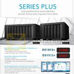 Synology NAS DiskStation DS1813 Plus, DS1513 Plus