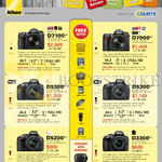 Digital Cameras DSLR D7100, D7000, D5300, D5200, D3300