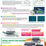 Printer (Newstead) LED Features, Serial Impact Dot Matrix Printer