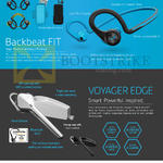 Bluetooth Headphones Backbeat Fit, Voyager Edge