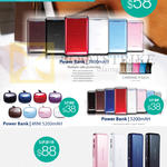 Power Banks 7800mAH, Mini 5200mAH, 5200mAH, 10400mAH