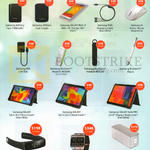 Accessories Battery Pack, Dongle, Charger Kit, Mouse, Stylus, Headset, LAN Hub, Book Cover, Gear Fit, Bluetooth Speaker