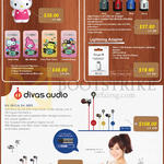 The Perpetuity Sanrio Power Banks, USB Car Charger, Lightning Adapter, Divas Audio Earphone DV-2013 2093