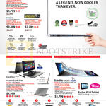 Toshiba Notebooks Portege Z30, Z10t, Satellite U920t, Excite AT10 Tablet