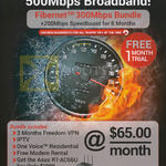 300Mbps 500Mbps Broadband, Fibernet Bundle