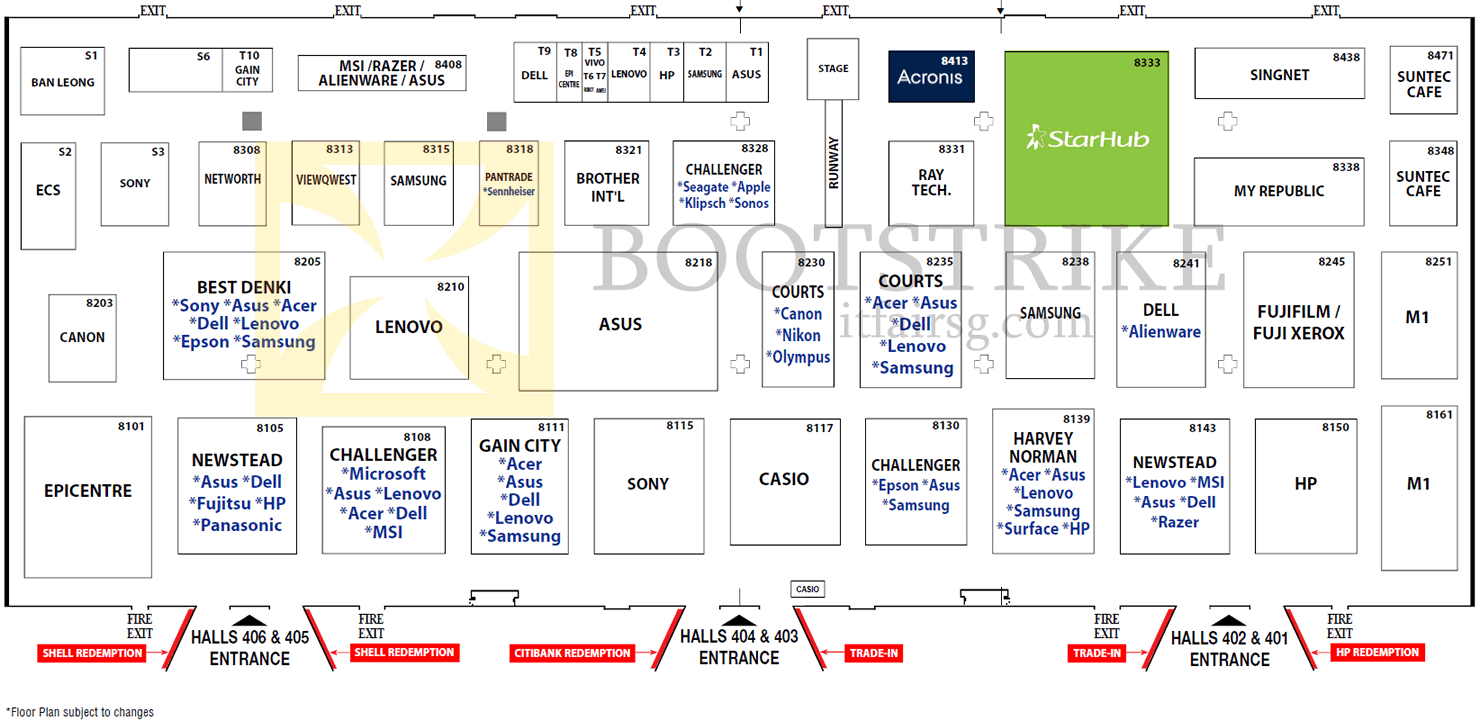 COMEX 2015 price list image brochure of Floor Plan Level 4, COMEX 2015