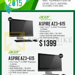 Newstead AIO Desktop PC Aspire AZ3-615