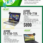 Newstead Notebooks Aspire E5-571G-77JB, E5-573G-737L