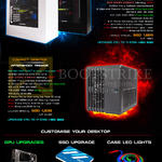 Desktop PCs, GPU Upgrades, SSD Upgrade, Case LED Lights, Hypergate, Tremor