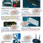 Emergency Engine AD-A07, EL-384A Jump Starter, AD-FP-345, AD-FP-360C Projector, ADDS-100 Paper, AD-CL2 Router