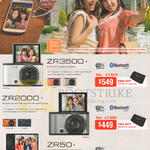 Digital Cameras ZR3500, ZR2000, ZR50