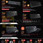 Keyboards, Gaming Combo, Mouses, Tricker Z, Quickfire, Octane Membrane, Alcor, Recon, Mizar, Havoc, Reaper