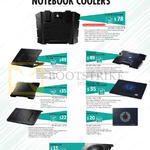 Notebook Coolers SF-15 WUSB2.0HUB, Notepal Ergostand Lite, X3, X-Lite, I300, L1, L100, CMC3