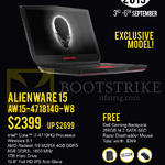 Newstead Notebook Alienware 15 AW15-471814G-W8