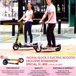 P.E.V Electric Scooter Inokim Quick 2 Electric Scooter Features