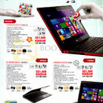 Notebooks UH574 B7W813W, AH544 DB7W81P, AH555 B7W81