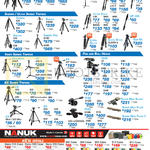 Tripods, Pan, Ball Heads, Cases, Velbon, Sherpa, Nanuk