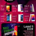 Mobile Phones Elite 5, Elite 2, Elite 3, Lead 1i, Lead 7, Lead 6, Starhub Lead 5